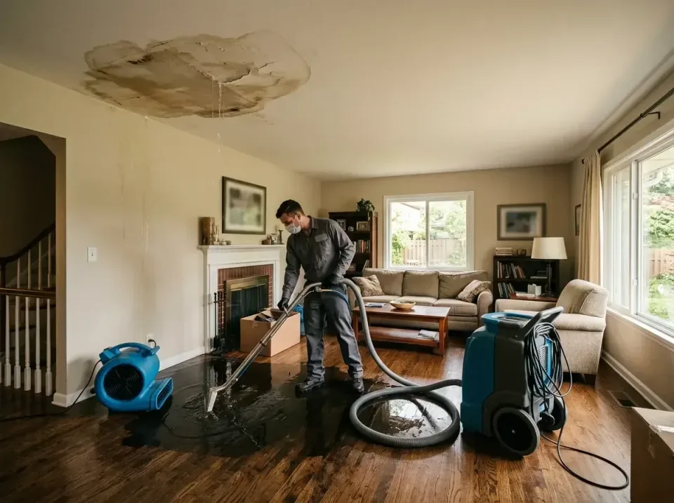 attic-pipe-burst-ceiling-drip-008 — frequently asked questions, Water Damage Restoration & Carpet Care in Anderson, SC